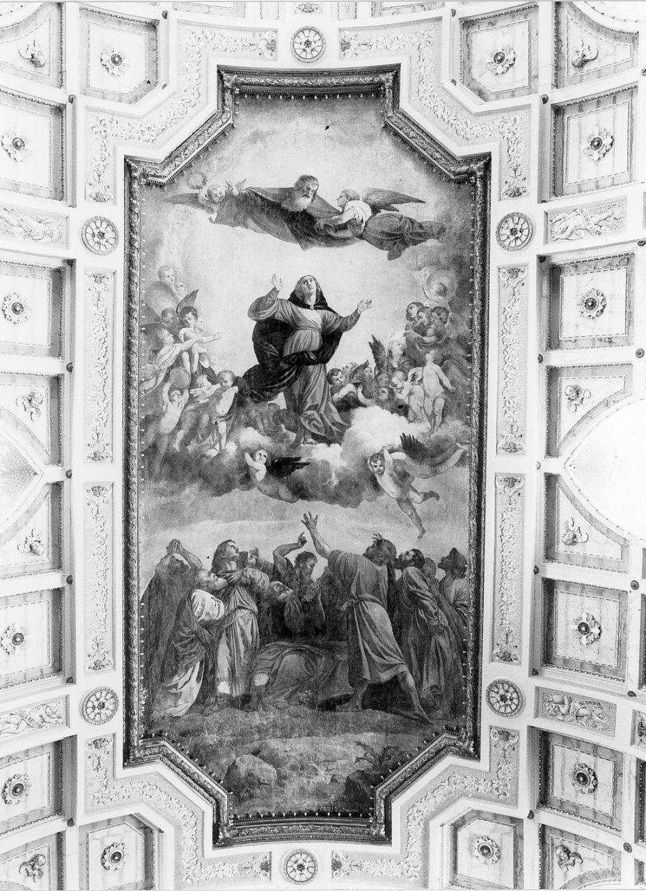 assunzione della Madonna (dipinto, opera isolata) di Zimatore Carmelo, Grillo Diego Antonio (fine sec. XIX)