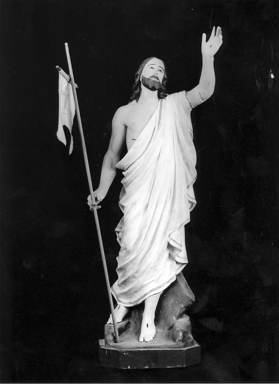 Cristo risorto (statua, opera isolata) - bottega calabrese (primo quarto sec. XX)