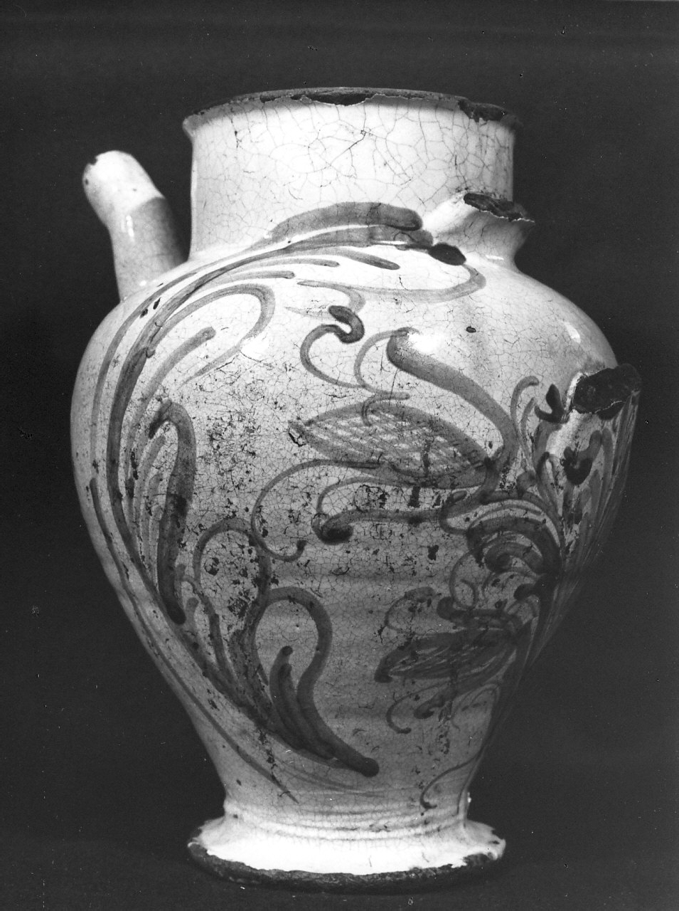 vaso, opera isolata - bottega calabrese (sec. XIX)