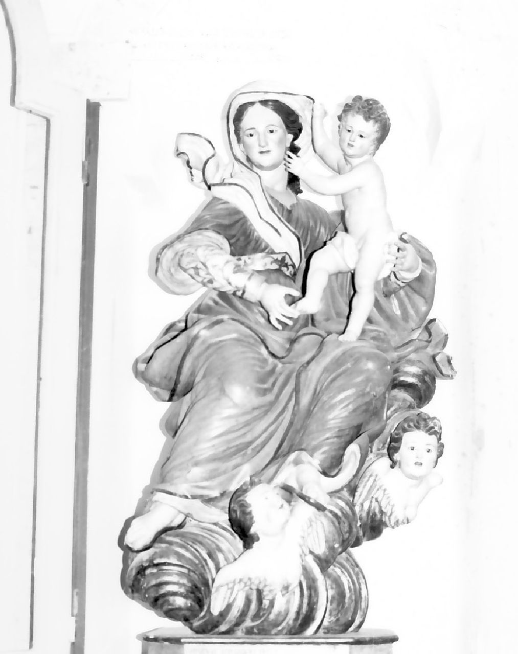Madonna del Buon Consiglio (statua, opera isolata) di Regio Raffaele (sec. XIX)