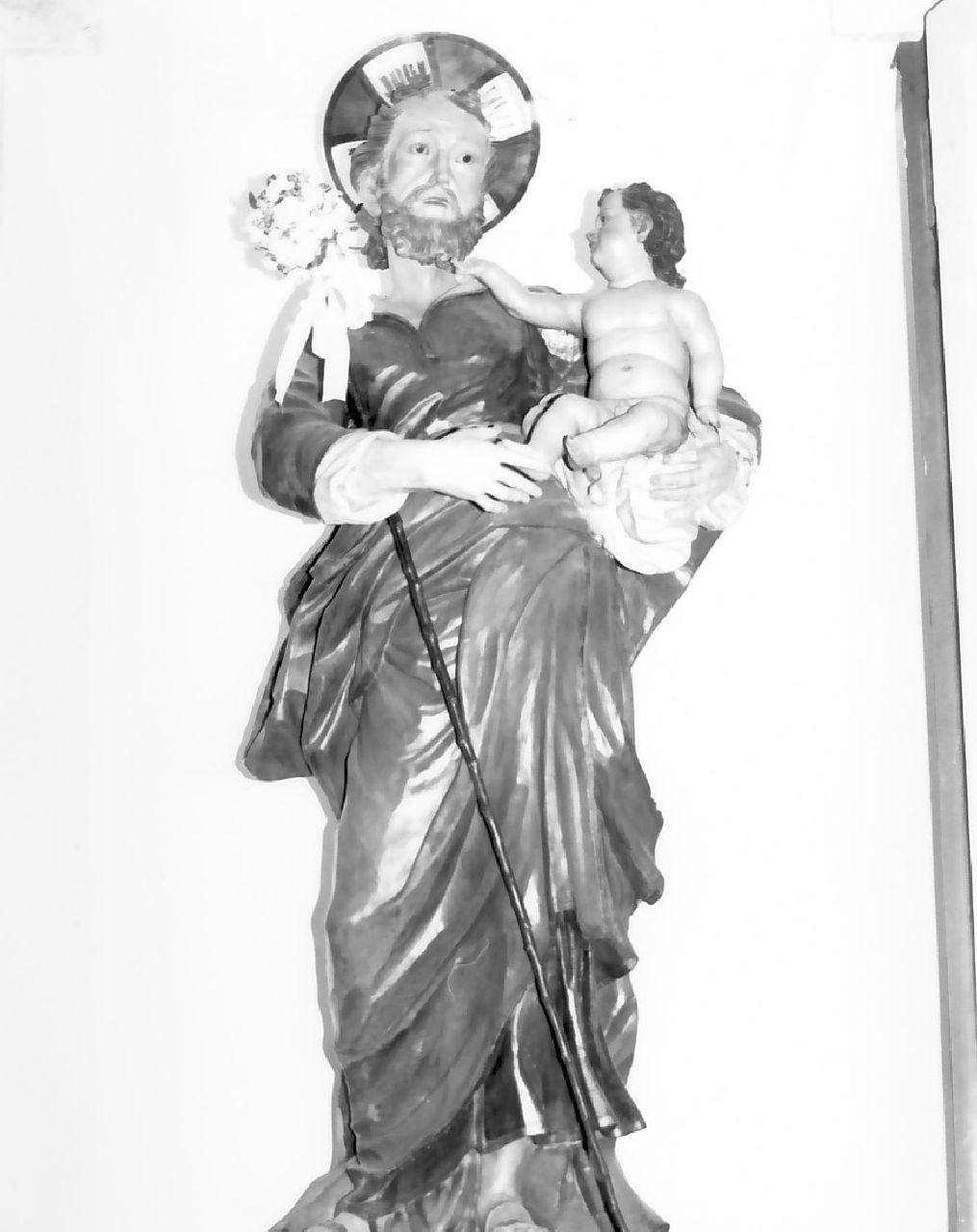 San Giuseppe e Gesù Bambino (statua, opera isolata) di De Lorenzo Domenico (sec. XVIII)