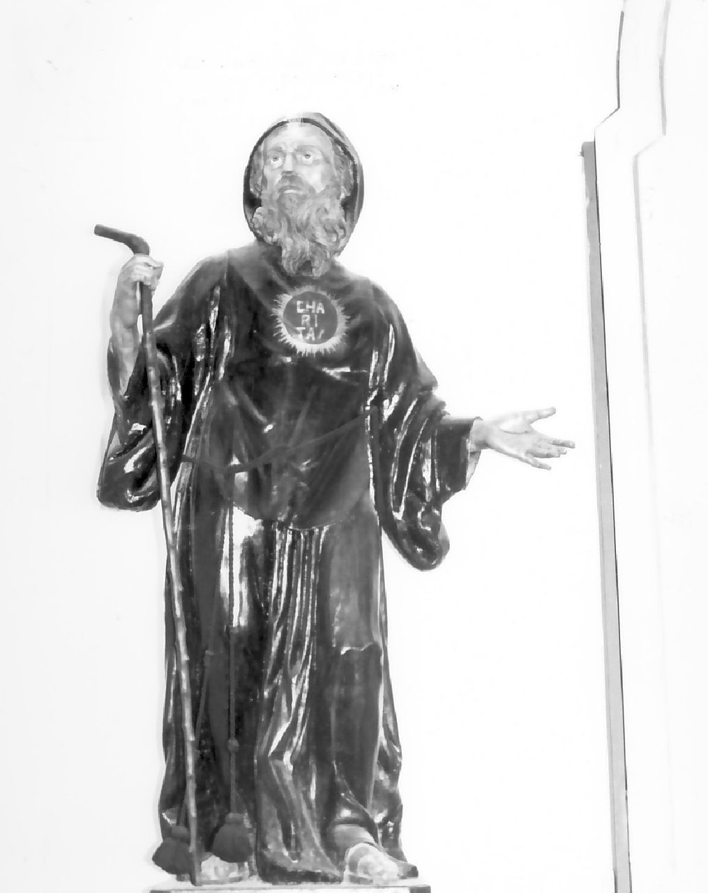 San Francesco di Paola (statua, opera isolata) - bottega calabrese (seconda metà sec. XVIII)