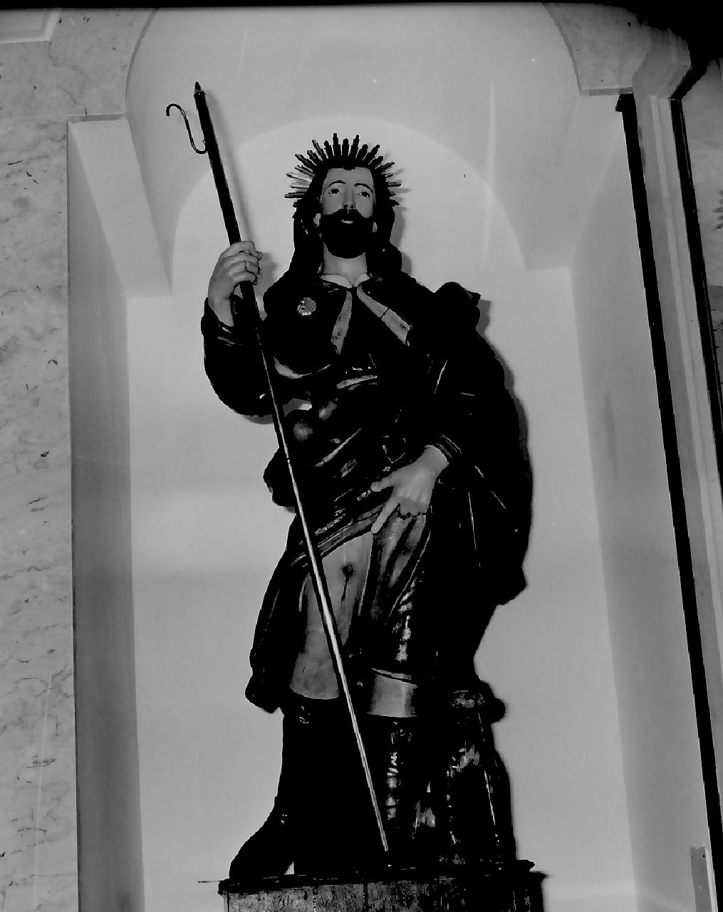 San Rocco (statua, opera isolata) - bottega Italia meridionale (fine/inizio secc. XVIII/ XIX)