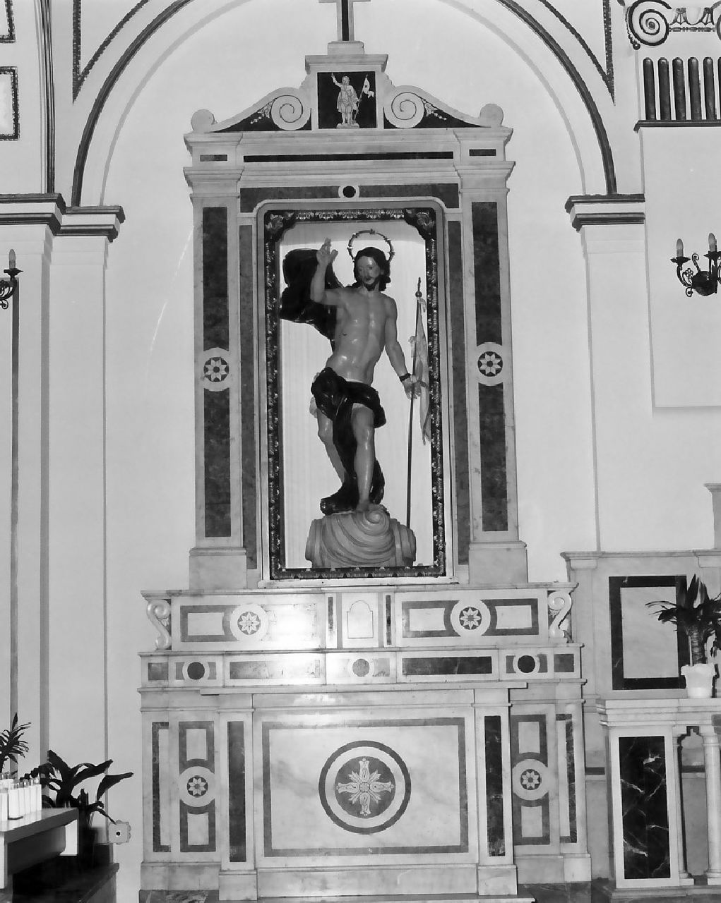 Cristo risorto (statua, opera isolata) di Franzese Gennaro (attribuito) (sec. XVIII)