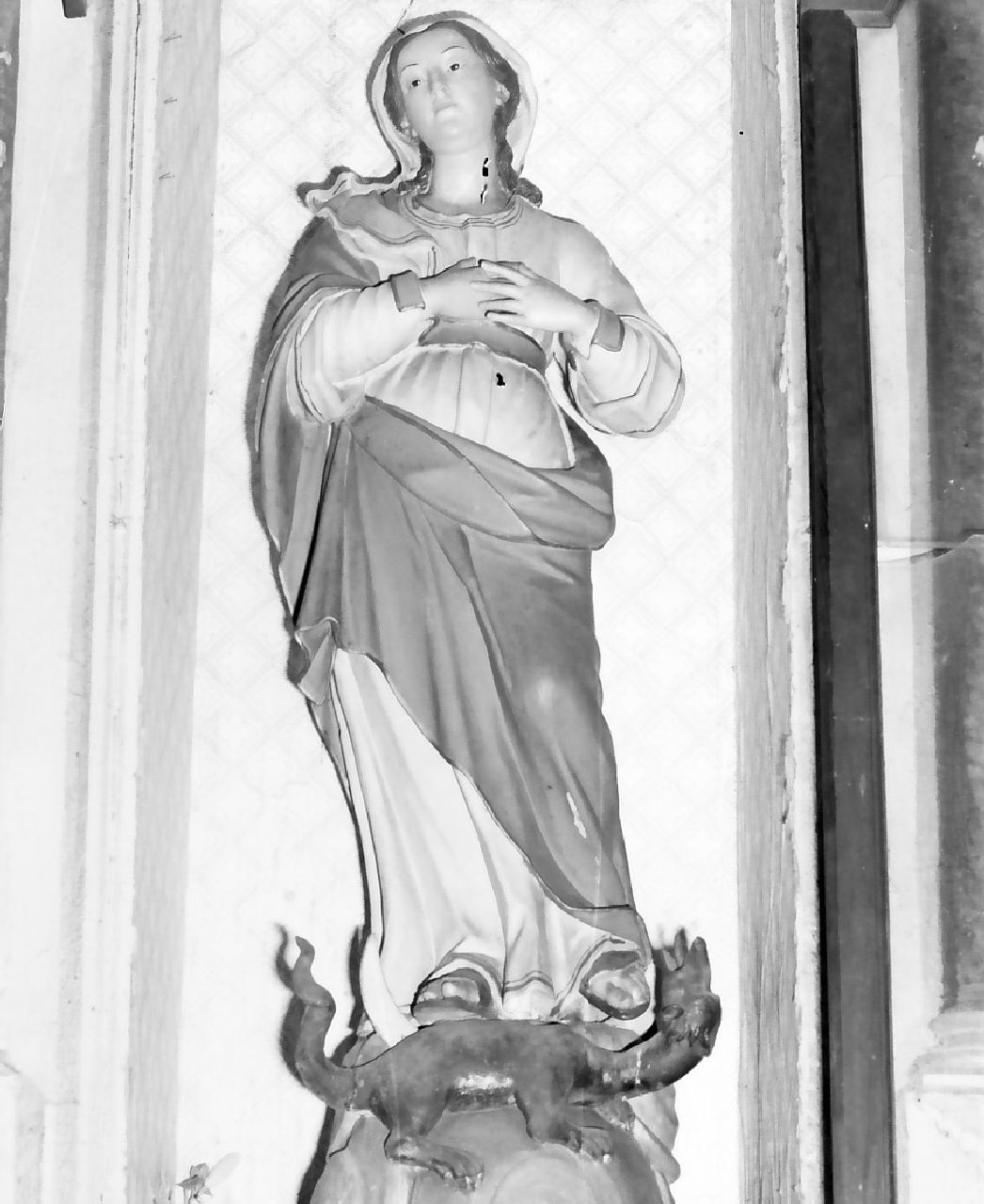 Madonna Immacolata (statua, opera isolata) - bottega Italia meridionale (sec. XIX)