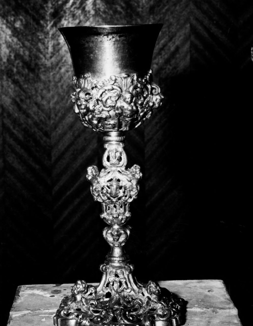 calice, opera isolata - bottega Italia meridionale (fine/inizio secc. XVIII/ XIX)