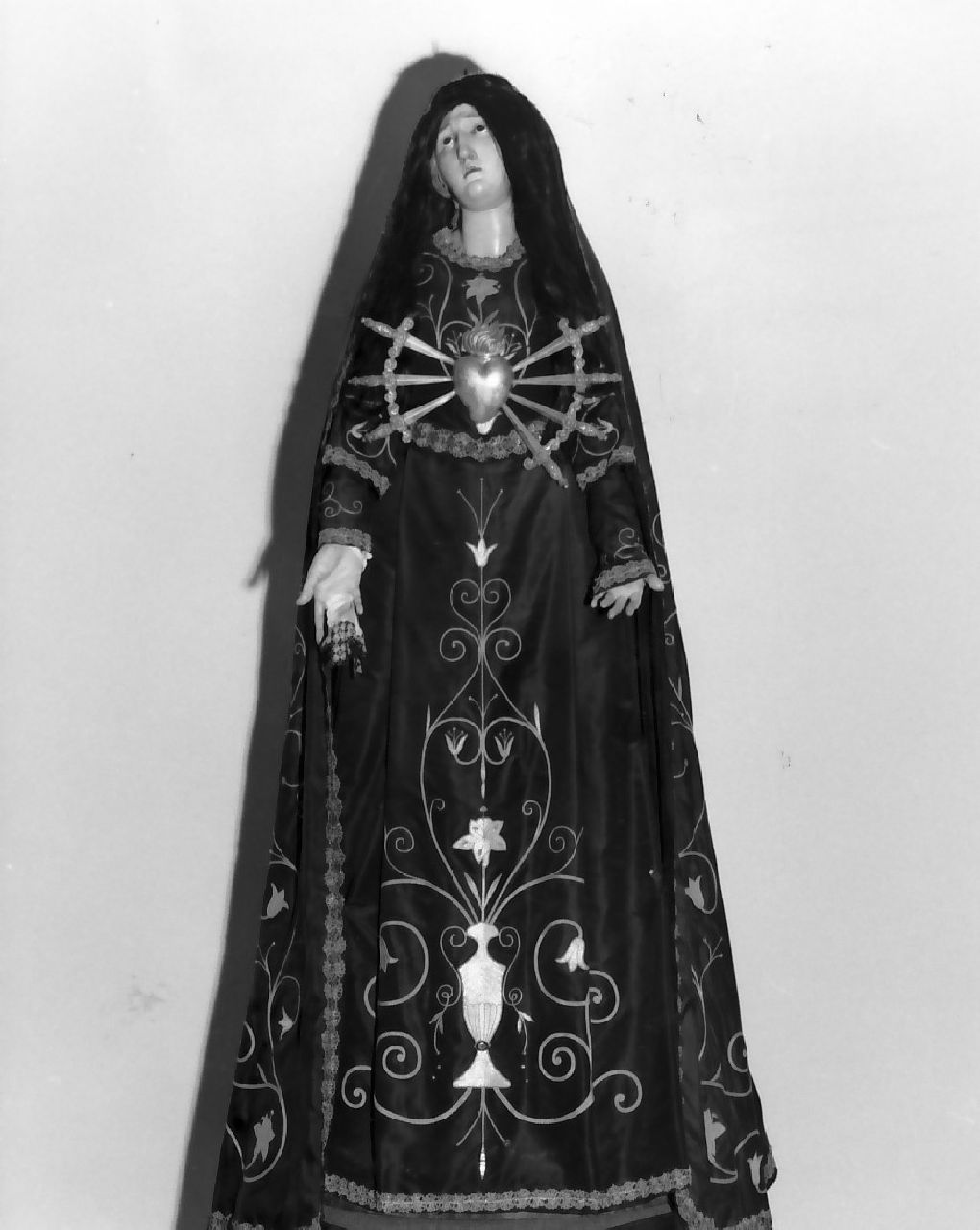 Madonna Addolorata (manichino, elemento d'insieme) - bottega Italia meridionale (sec. XIX)