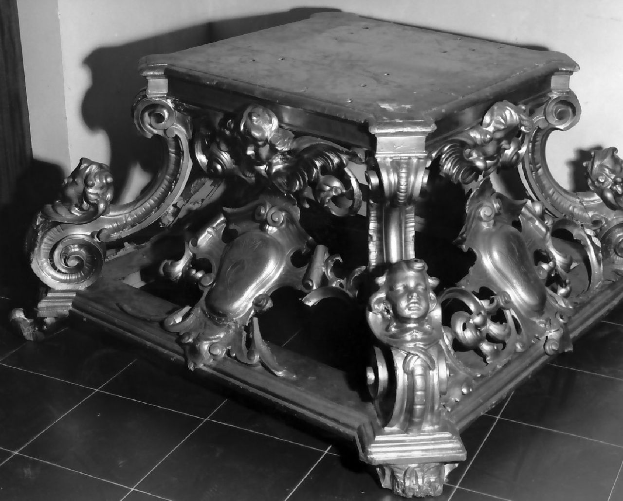 base processionale, opera isolata - bottega Italia meridionale (fine sec. XVIII)