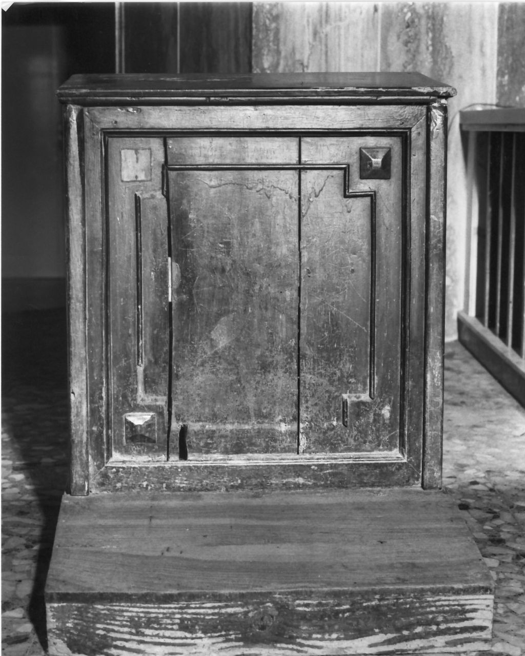 inginocchiatoio, opera isolata - bottega calabrese (sec. XIX)