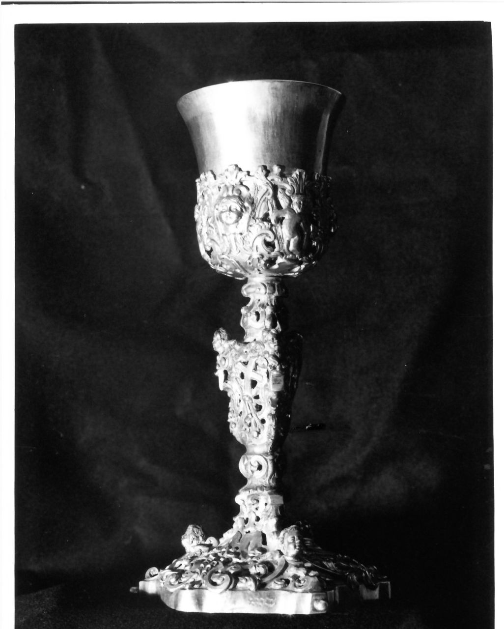 calice, opera isolata - bottega Italia meridionale (sec. XVIII)