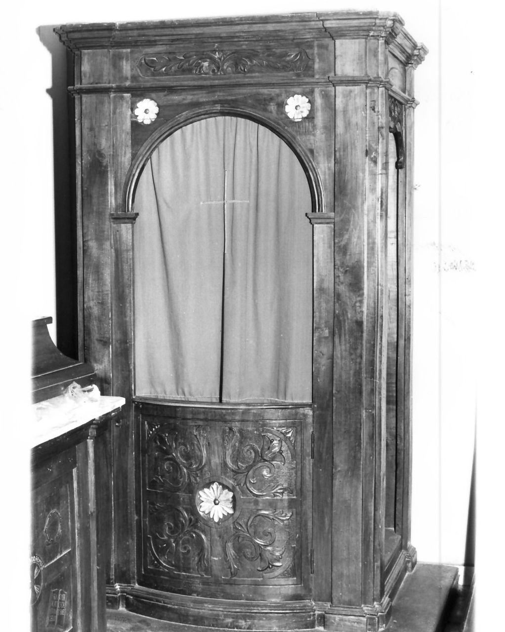 confessionale, opera isolata - bottega calabrese (sec. XIX)