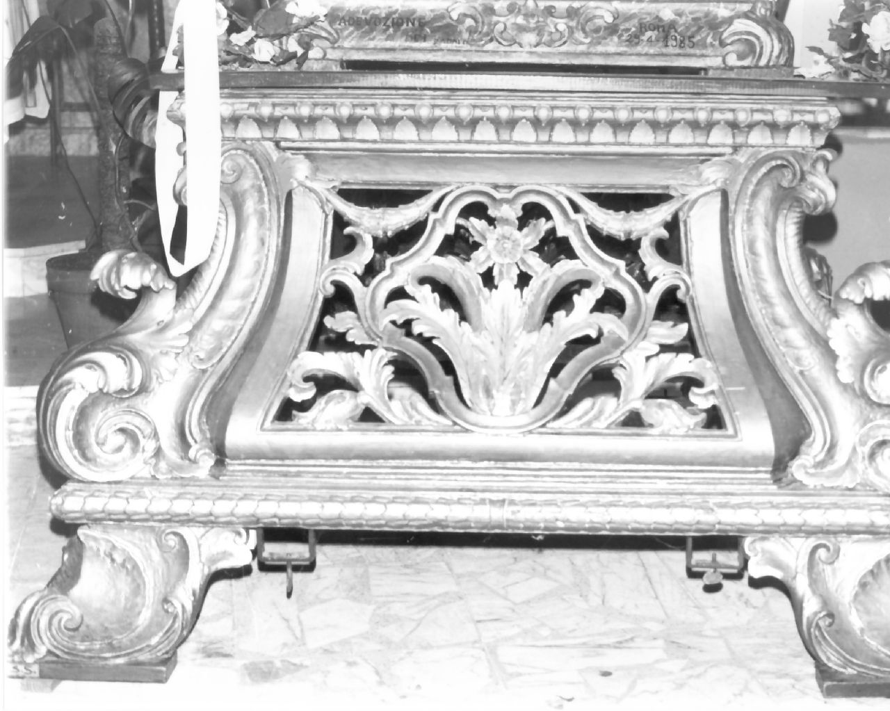 portantina - bottega calabrese (sec. XVIII)