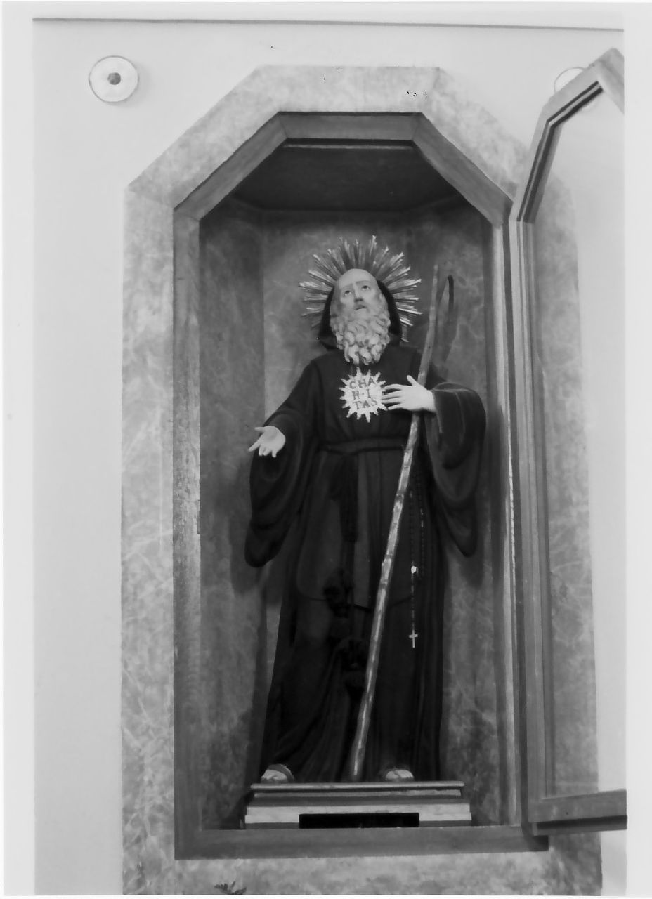 San Francesco di Paola (statua, opera isolata) - bottega calabrese (sec. XIX)