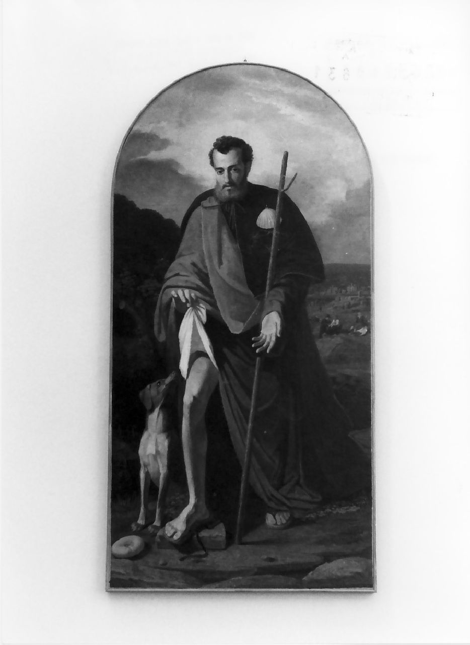 San Rocco (dipinto, opera isolata) - ambito Italia meridionale (sec. XIX)