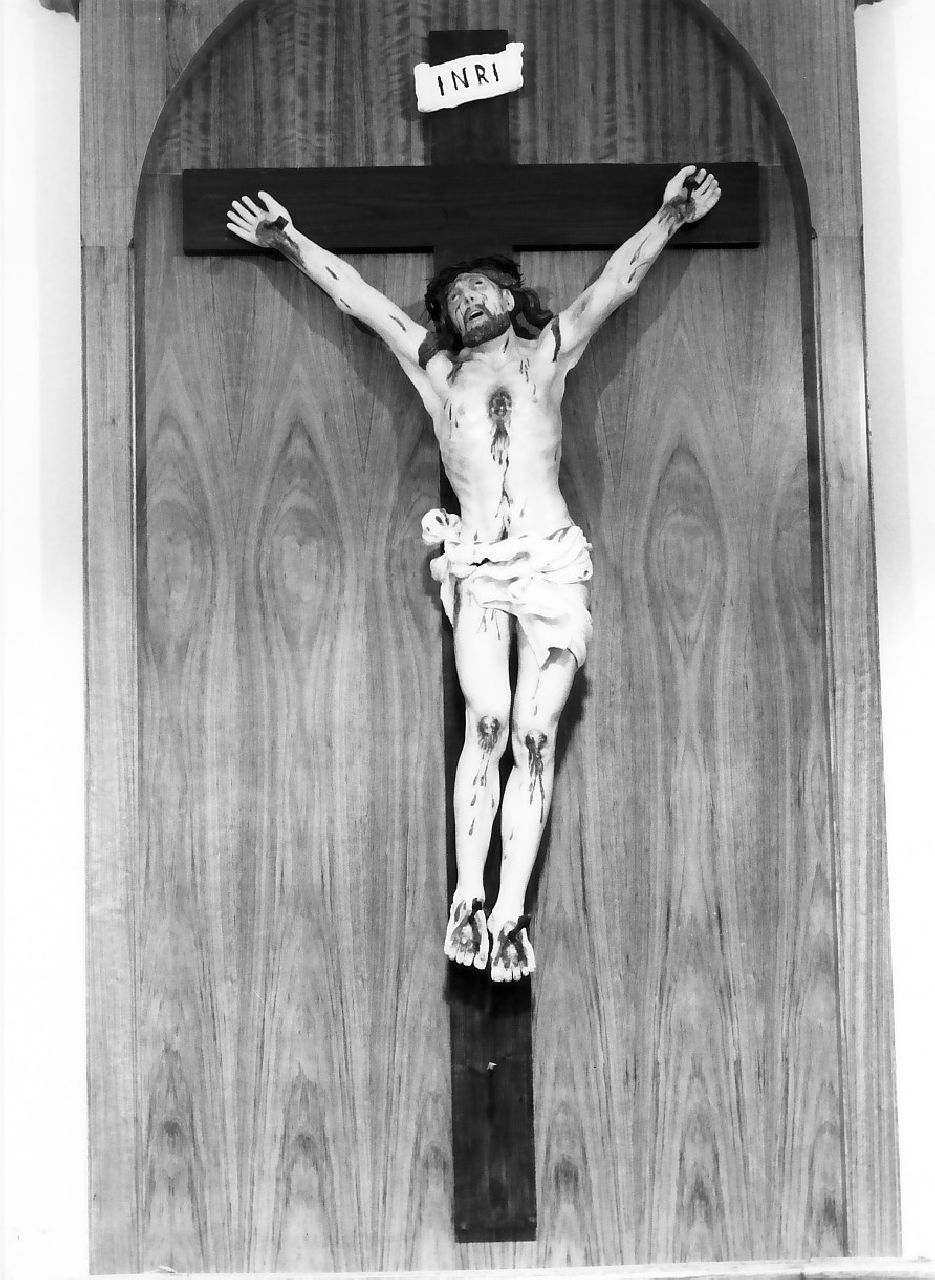 crocifisso, opera isolata - bottega calabrese (seconda metà sec. XIX)