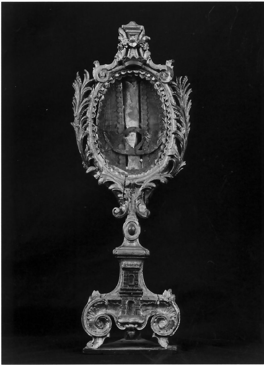 reliquiario, opera isolata - bottega Italia meridionale (sec. XVIII)