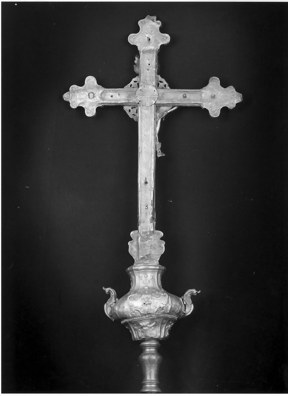 croce processionale, opera isolata di De Francesco Filippo (sec. XVIII)