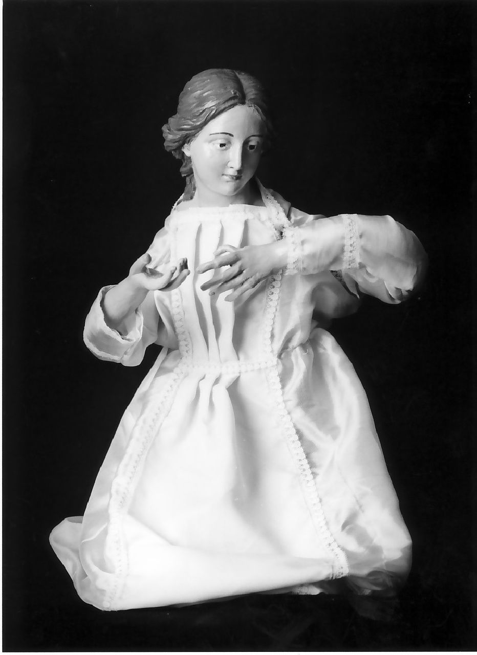 Maria Vergine (statua, opera isolata) - bottega Italia meridionale (sec. XIX)
