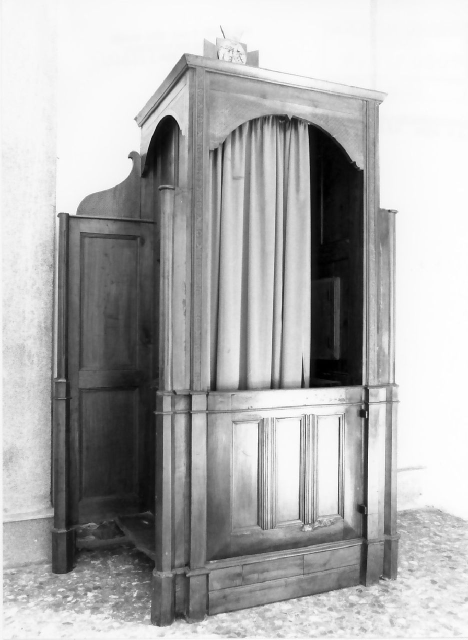 confessionale, opera isolata - bottega calabrese (inizio sec. XX)