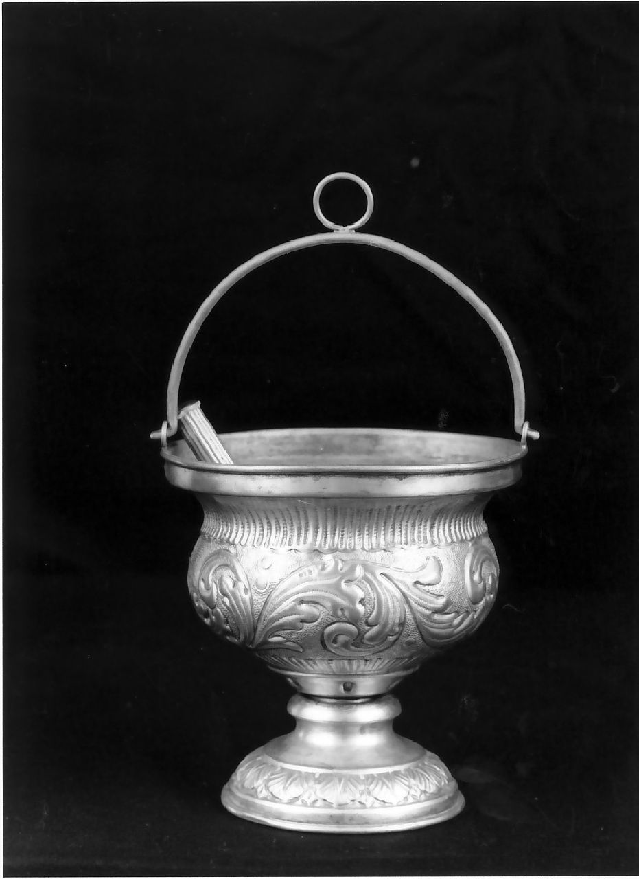 secchiello, opera isolata - bottega Italia meridionale (primo quarto sec. XX)