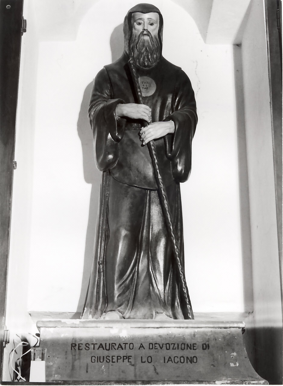 San Francesco di Paola (statua) - bottega Italia meridionale (sec. XIX)