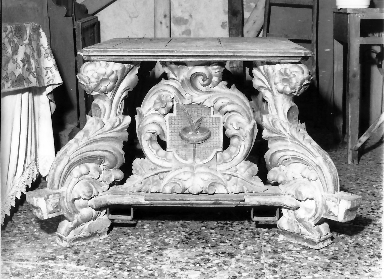 base processionale, opera isolata - bottega Italia meridionale (sec. XVIII)