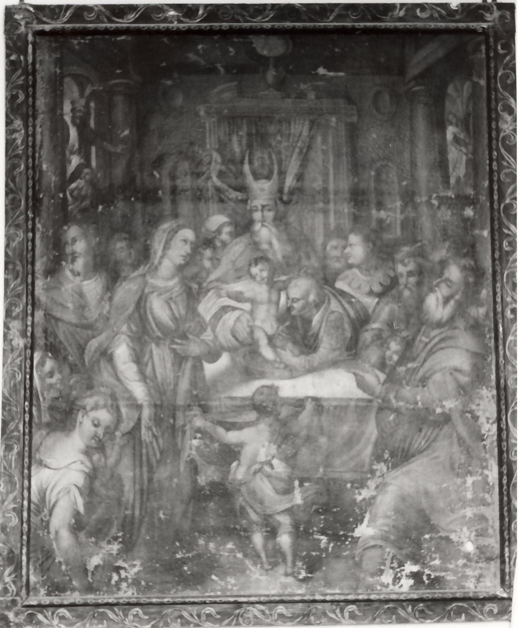presentazione di Gesù al tempio (dipinto, opera isolata) - ambito Italia meridionale (sec. XIX)