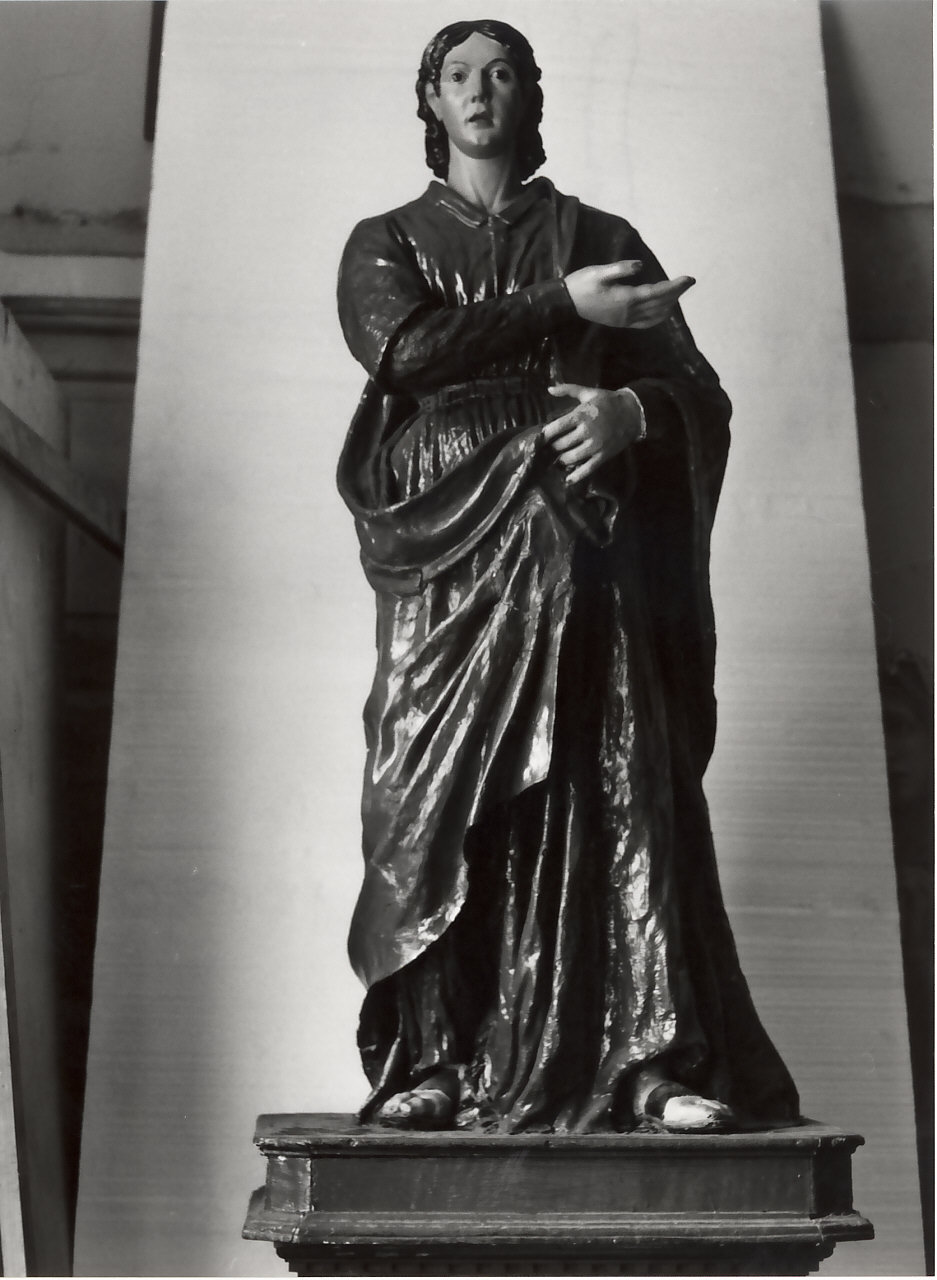San Giovanni Evangelista (statua, opera isolata) - bottega Italia meridionale (sec. XIX)