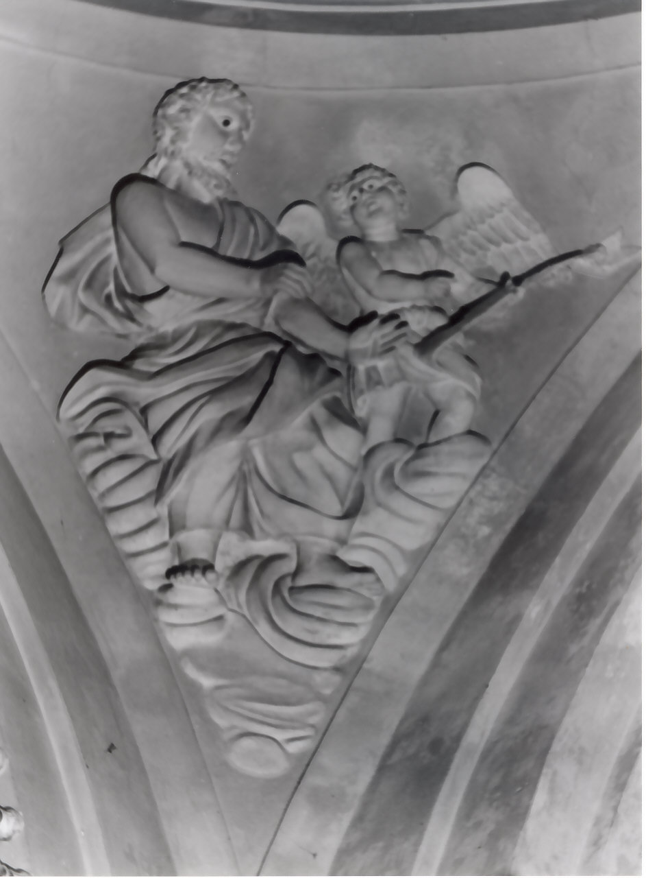 San Marco Evangelista (rilievo, opera isolata) di Fratelli Riga da Pizzo (sec. XIX)