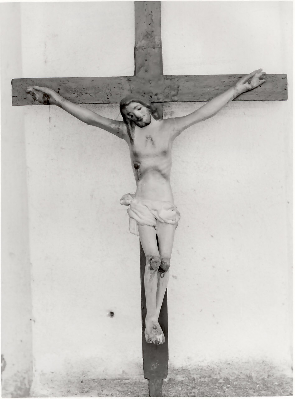 crocifisso, opera isolata - bottega Italia meridionale (sec. XIX)