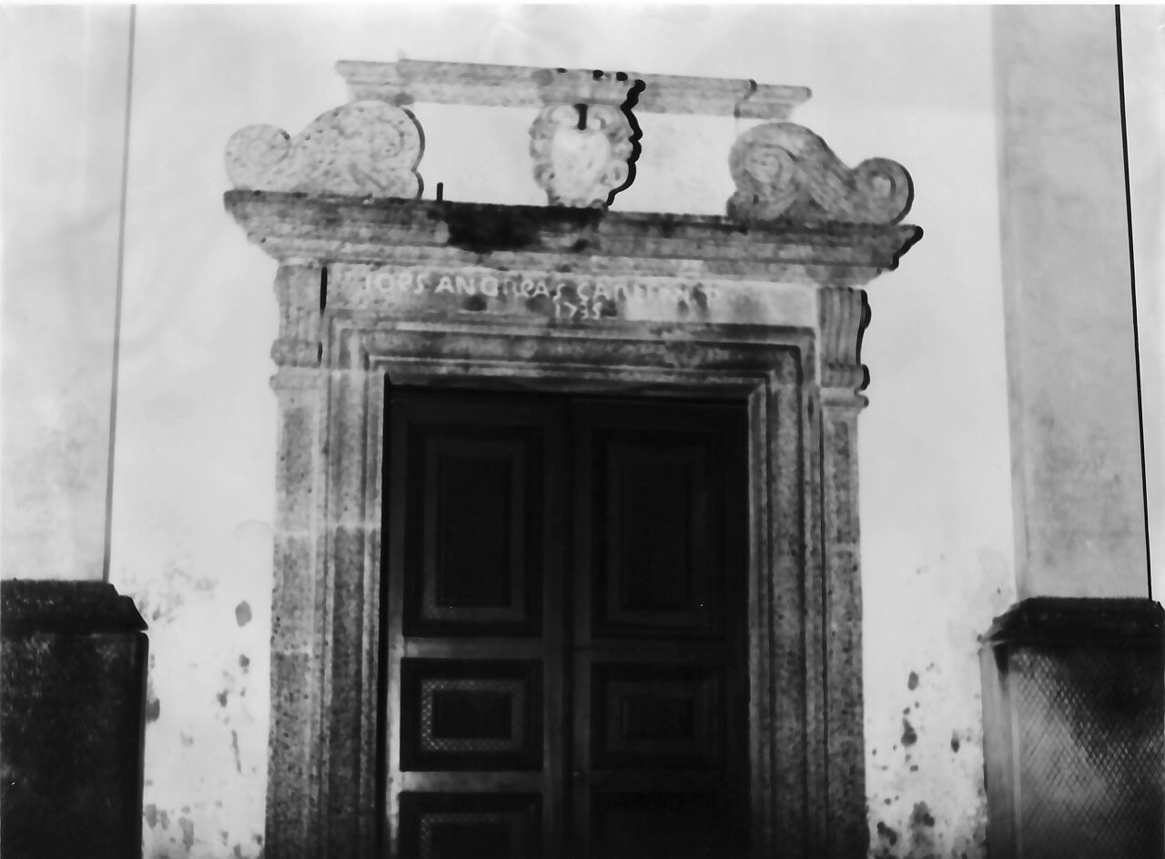 portale, opera isolata - bottega Italia meridionale (sec. XVIII)