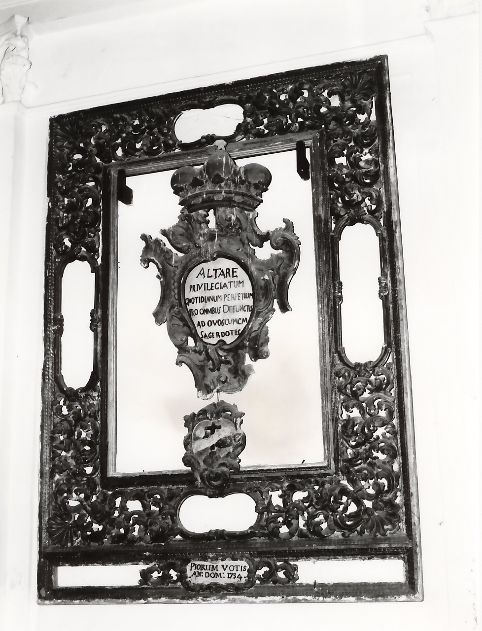 cornice, opera isolata - bottega Italia meridionale (sec. XVIII)