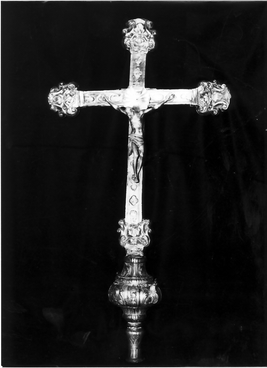 croce processionale - bottega Italia meridionale (sec. XVIII)