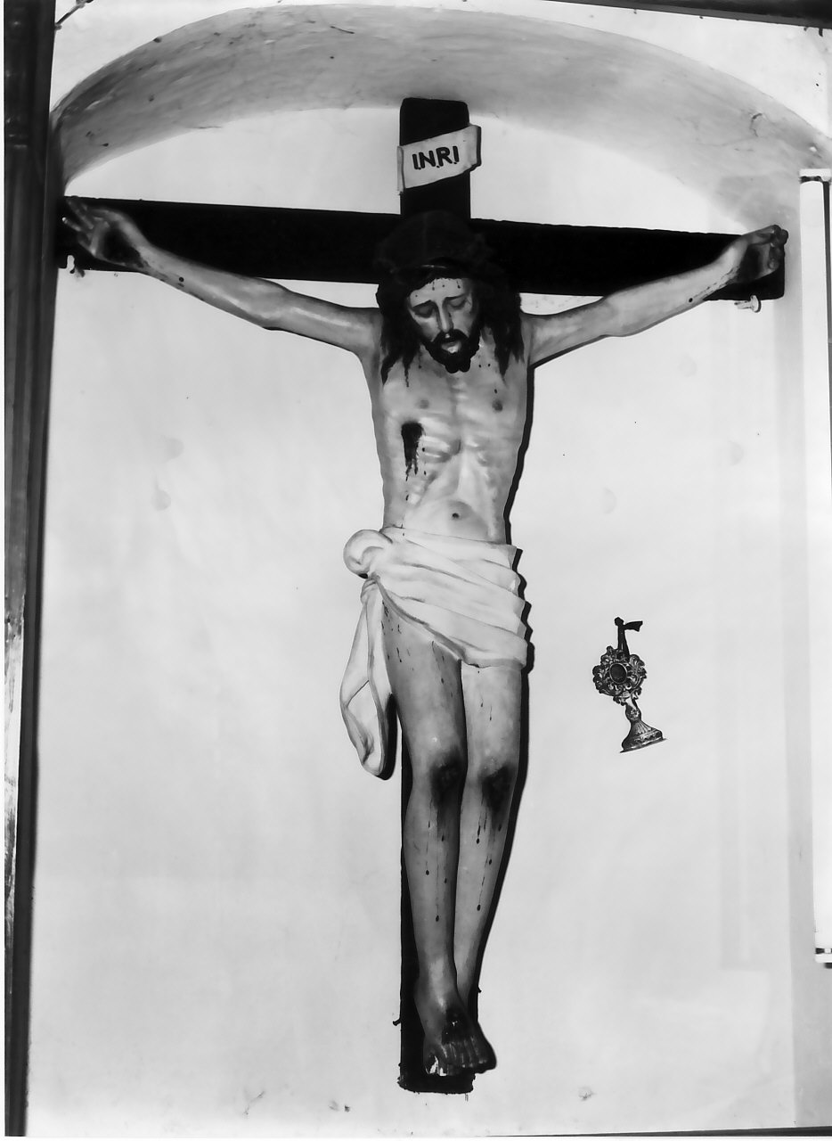 crocifisso - bottega Italia meridionale (sec. XIX)