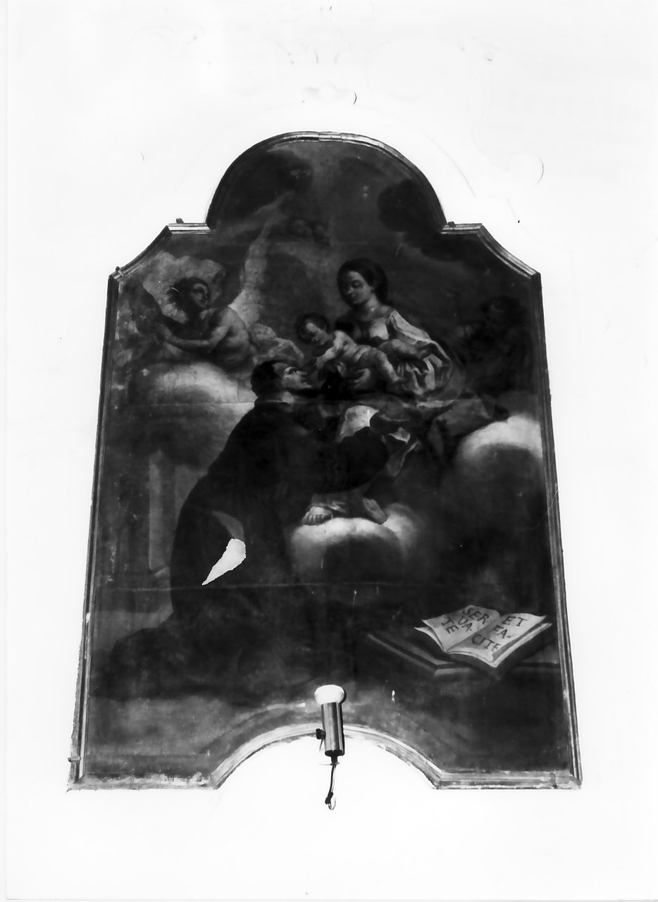 Madonna con Bambino e San Getano (dipinto) - ambito Italia meridionale (sec. XVIII)