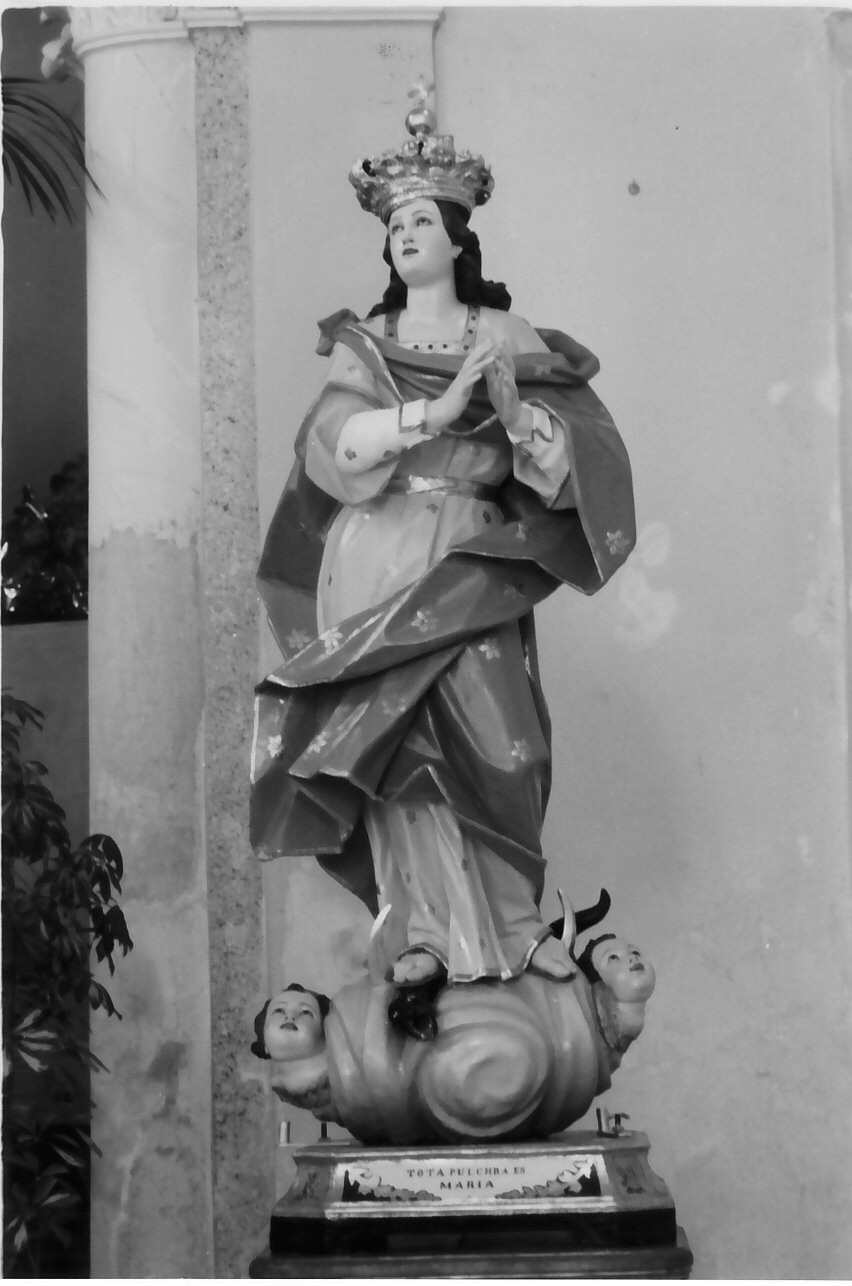 Madonna Immacolata (statua) - bottega calabrese (seconda metà sec. XIX)