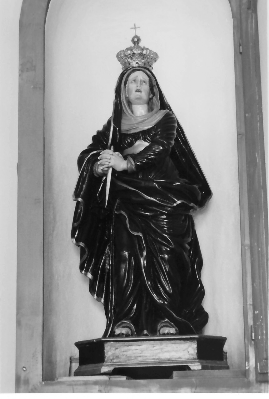 Madonna Addolorata (statua) - bottega calabrese (fine/inizio secc. XVIII/ XIX)