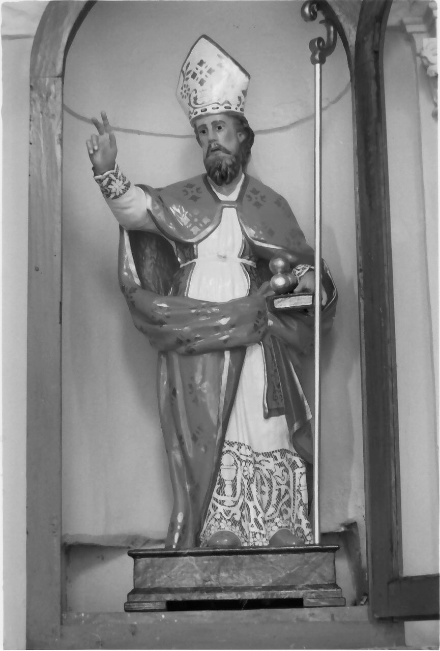 San Nicola di Bari (statua) - bottega calabrese (seconda metà sec. XIX)