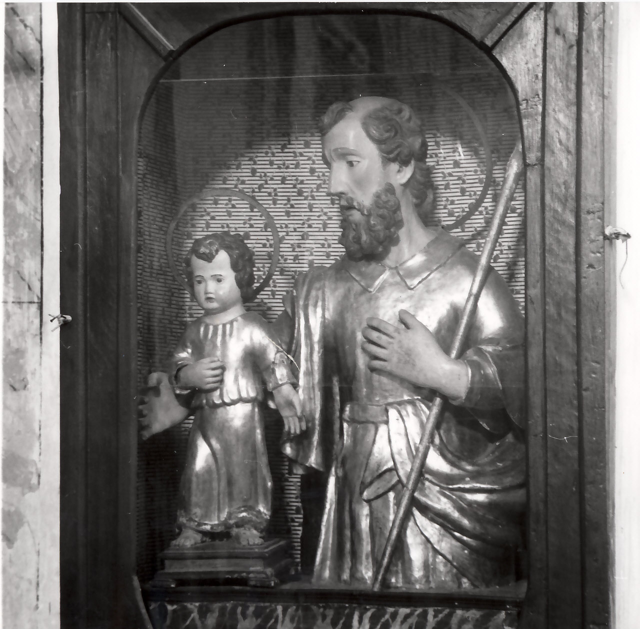 San Giuseppe e Gesù Bambino (statua, opera isolata) - bottega calabrese (sec. XVIII)