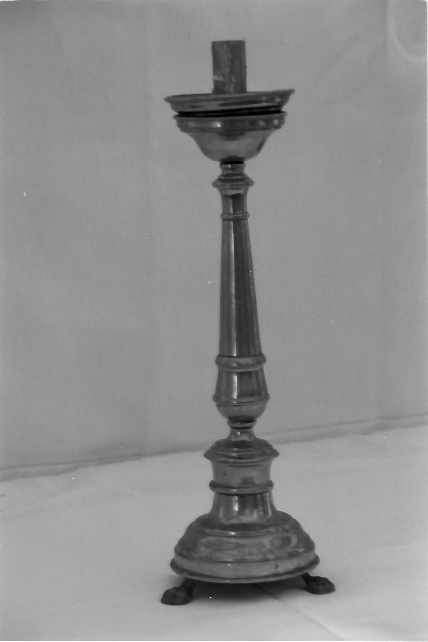 candeliere d'altare, serie - bottega calabrese (sec. XX)