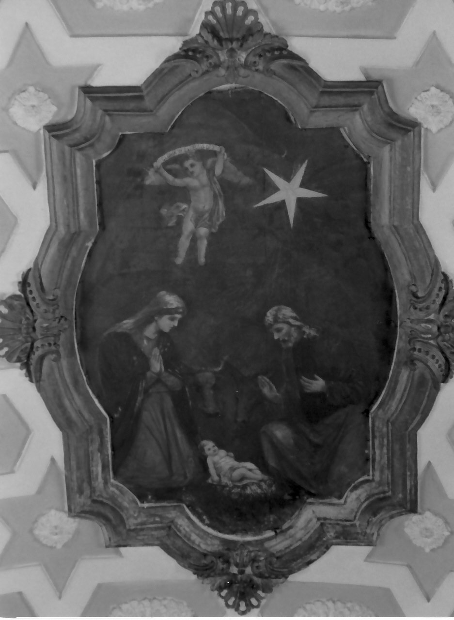 natività di Gesù (dipinto, opera isolata) - ambito calabrese (seconda metà sec. XIX)