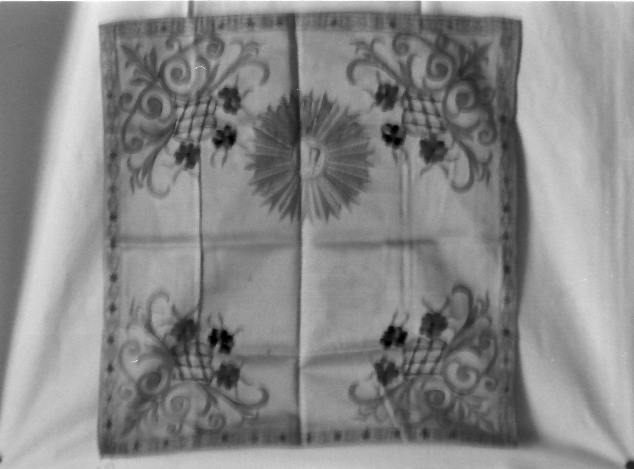 velo di calice, opera isolata - manifattura calabrese (sec. XIX, sec. XX)