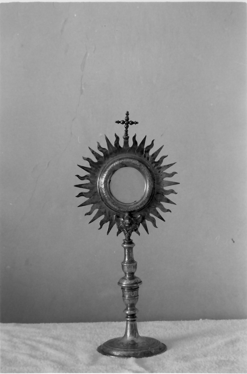 ostensorio, opera isolata di Potte Domenico M (sec. XIX)