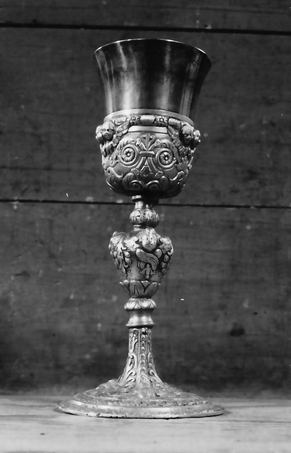 calice, opera isolata - bottega napoletana (sec. XVII, sec. XIX)