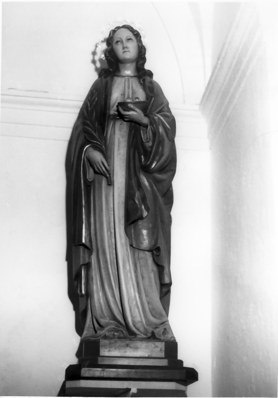 Santa Lucia (statua) - bottega Italia meridionale (fine/inizio secc. XIX/ XX)