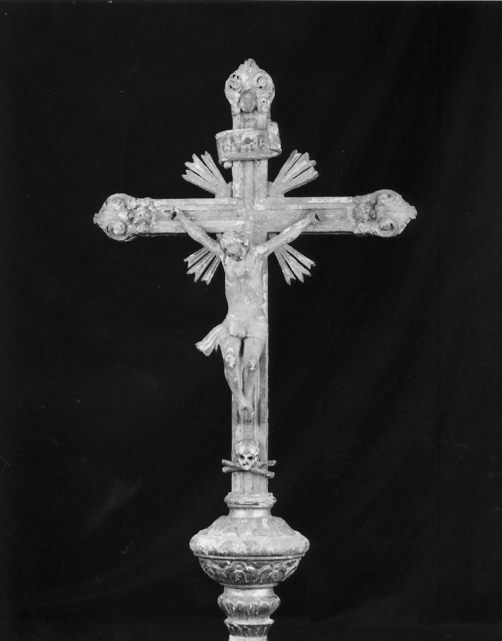 croce processionale - bottega calabrese (fine sec. XIX)