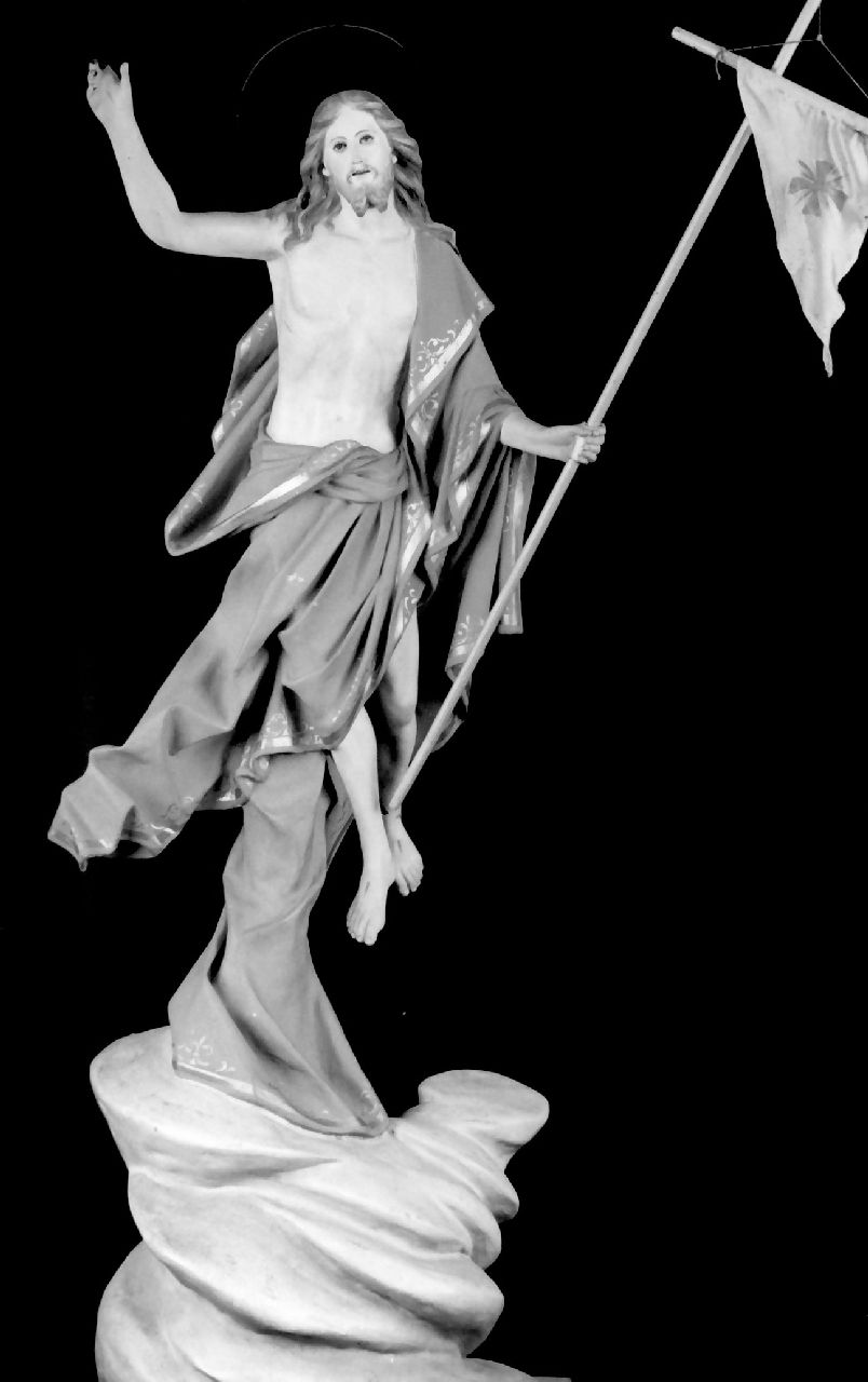 Cristo risorto (statua, opera isolata) di Carretta Raffaele (sec. XX)