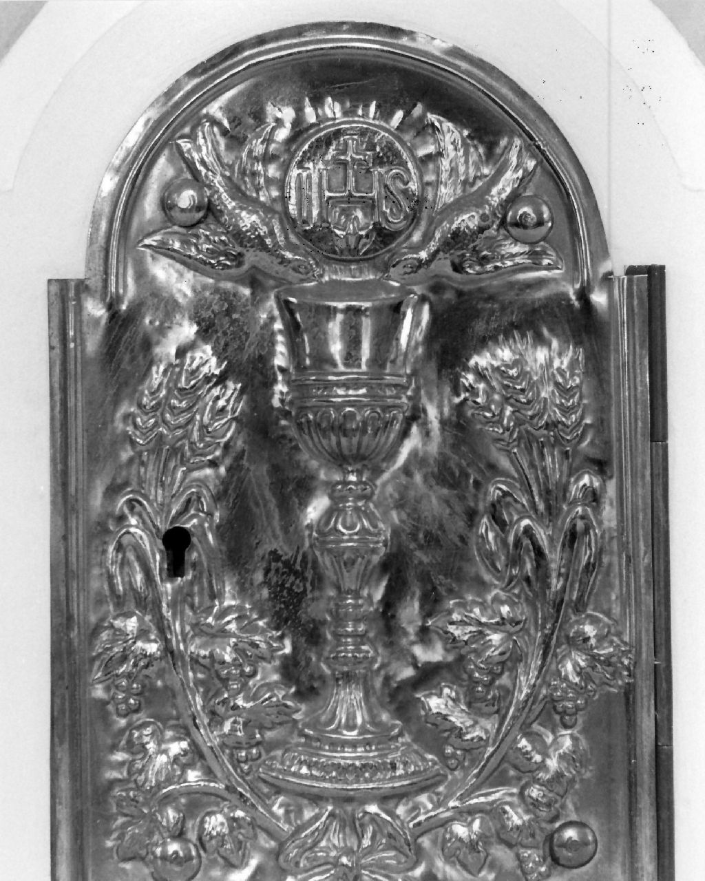 sportello di tabernacolo, opera isolata - bottega Italia meridionale (seconda metà sec. XIX)