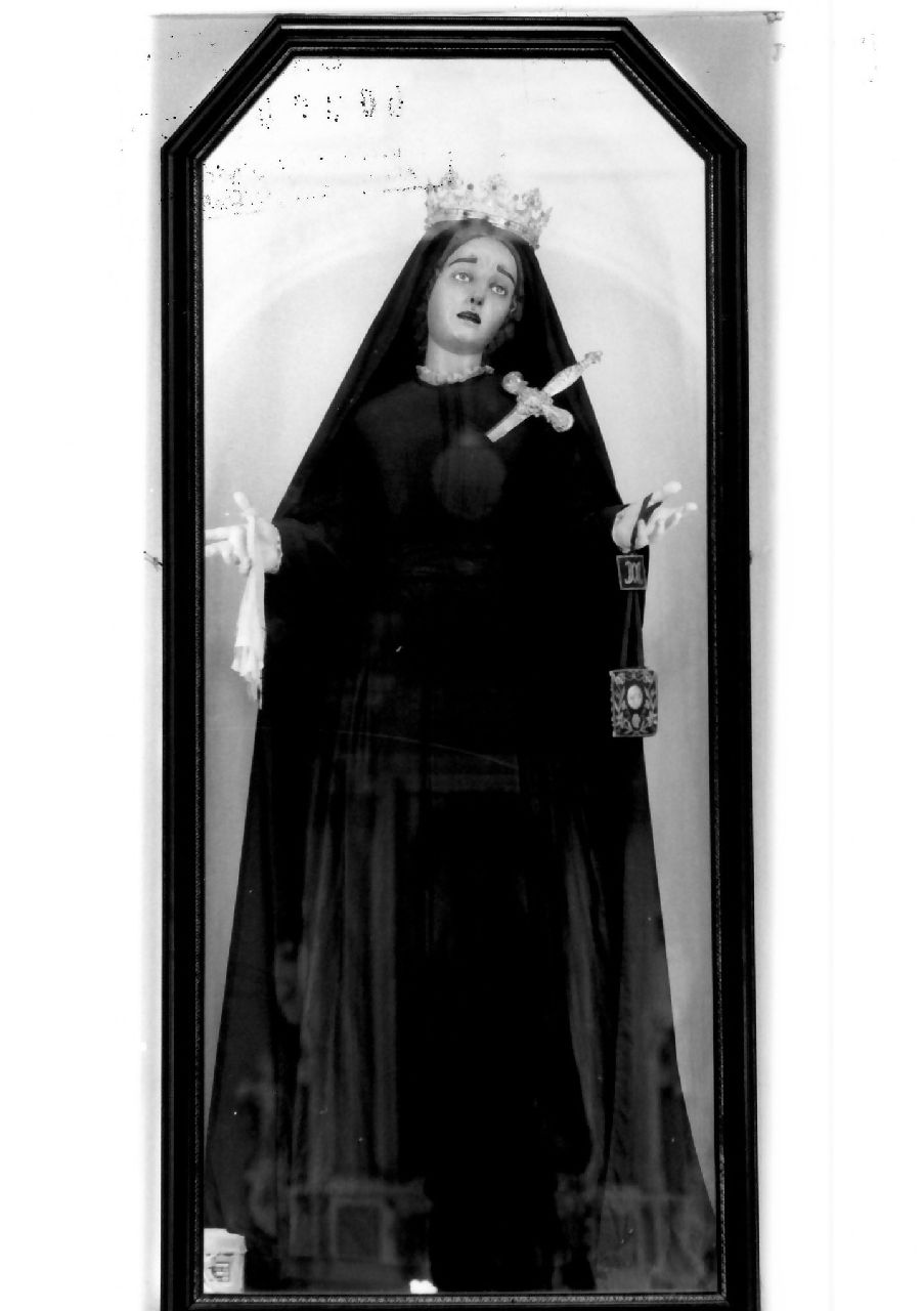 Madonna Addolorata (manichino) - bottega Italia meridionale (prima metà sec. XIX)