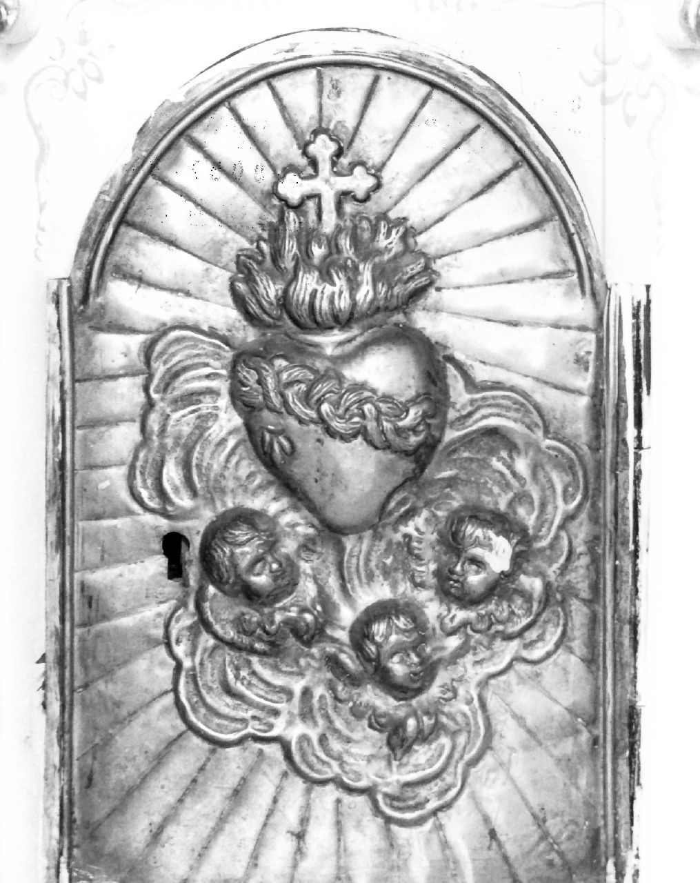 sportello di tabernacolo - bottega calabrese (inizio sec. XX)